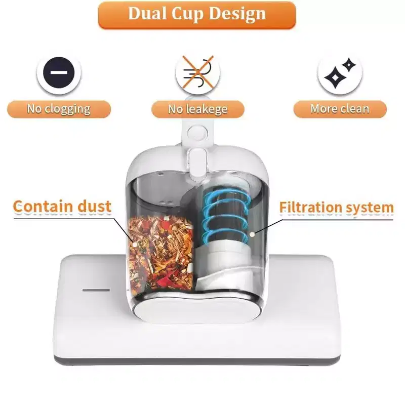 Laymi UV810 450W Powerful Handheld Mattress Vacuum Cleaner with Roller Brush