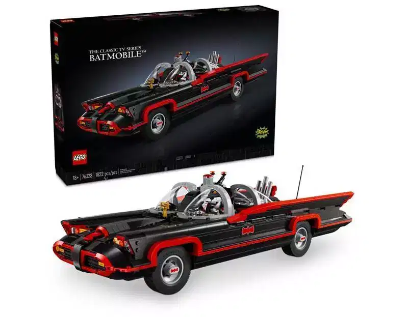 LEGO DC Batman: The Classic TV Series Batmobile Set and DC Collectibles 76328