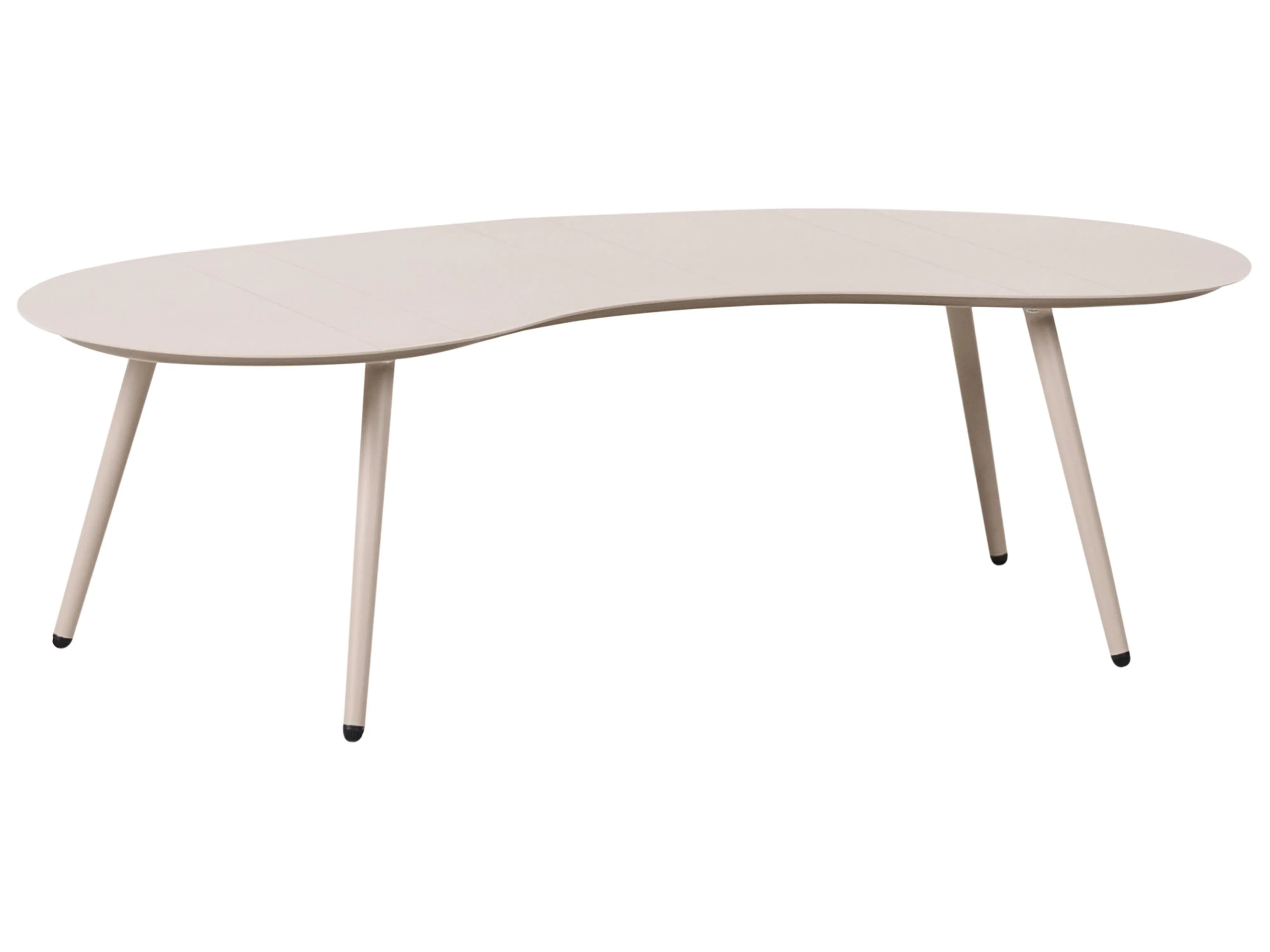 Tavolino da giardino 65 cm 130 cm Metallo Beige