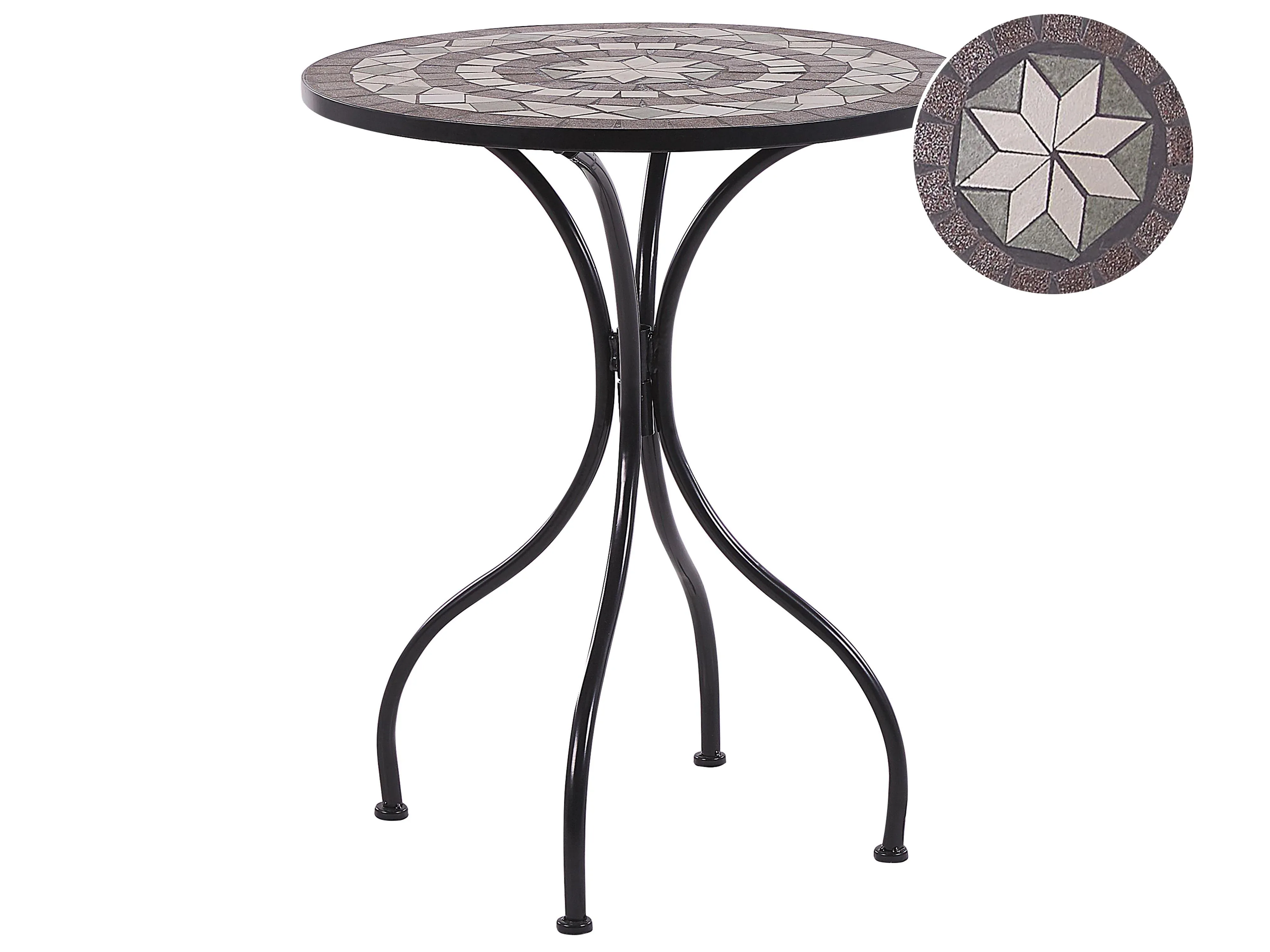Tavolino Bistrot 60 cm 60 cm Nero
