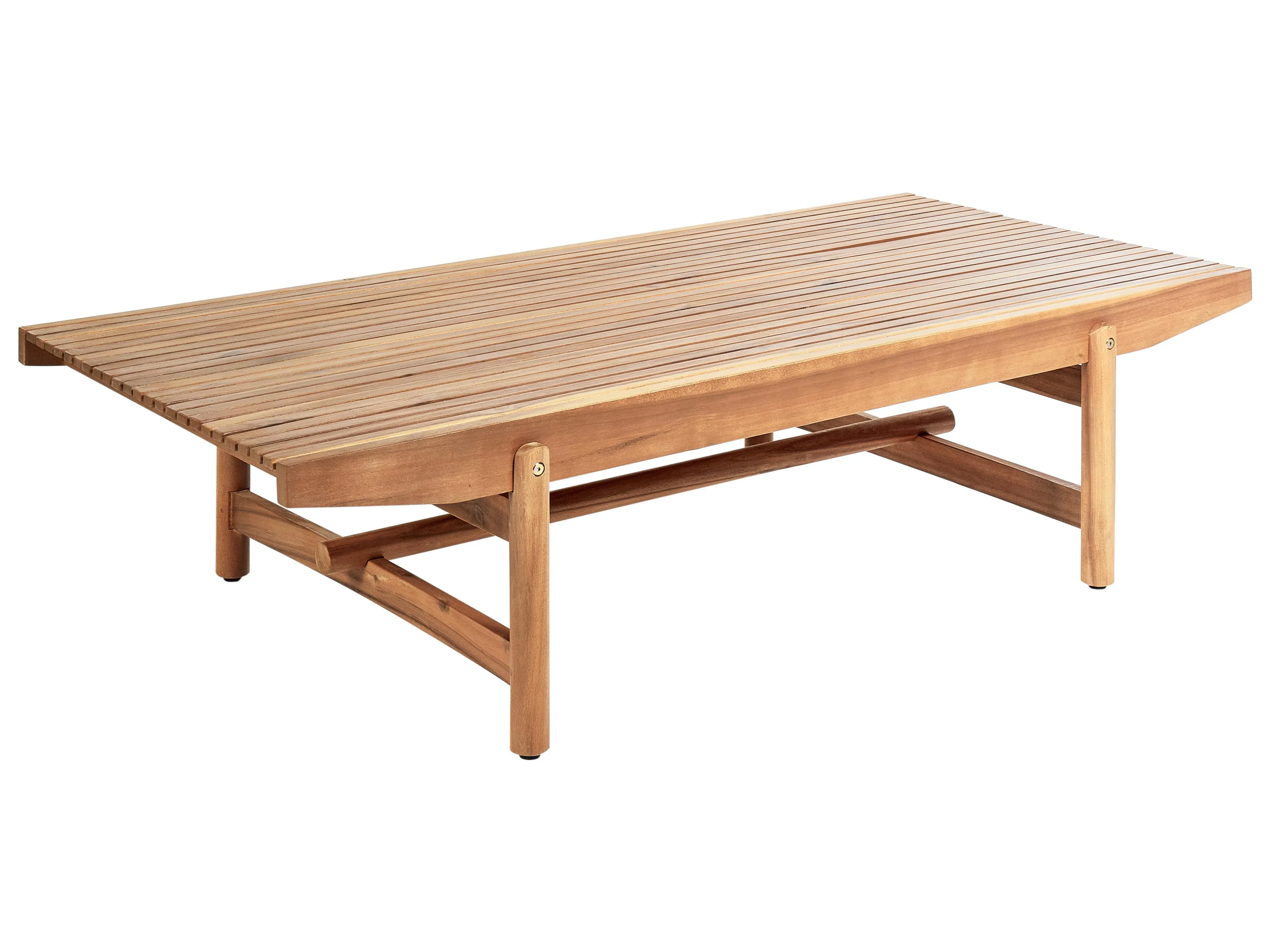 Tavolino da giardino 145 cm 79 cm Legno d'acacia Marrone