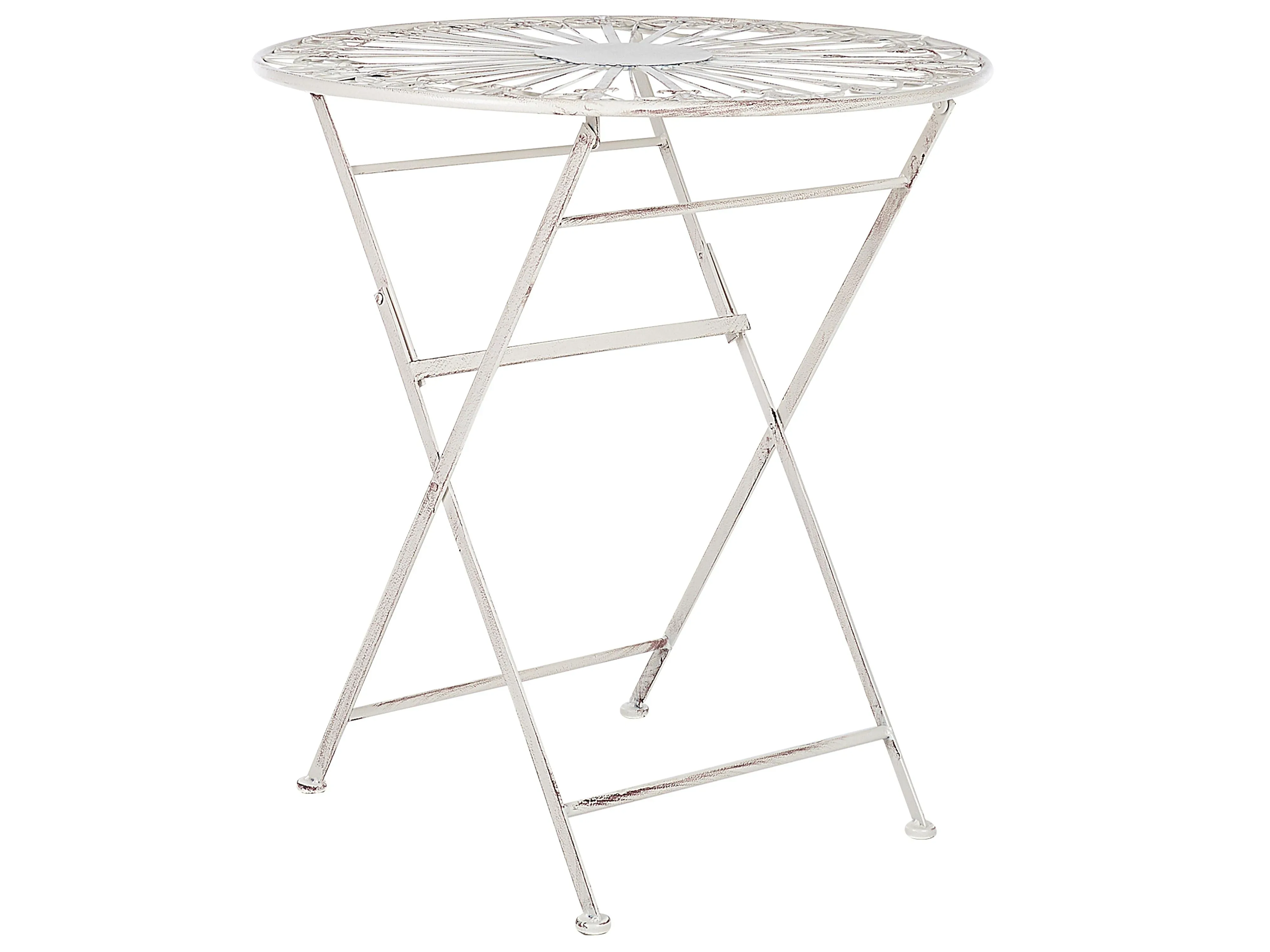 Tavolino Bistrot 70 cm 70 cm Metallo Bianco