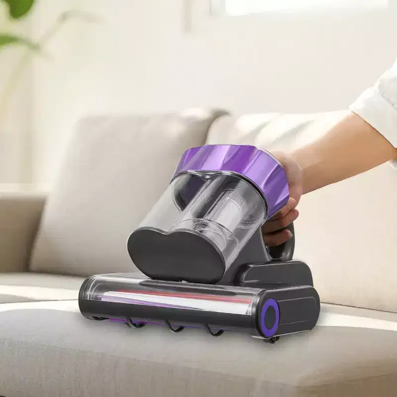 Mattress Vacuum Cleaner 550W Handheld Bed Vacuum with 18Kpa Suction HEPA Filter UV-C Light Heating for Dust Mites Allergens Bed Sofa