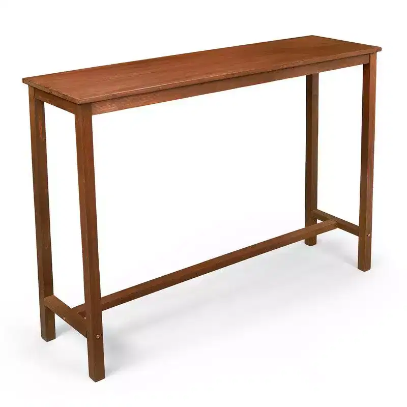 Karl Home Patio Fir Wood Brown Bar Table